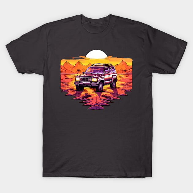 Exploring The Desert in my Truck T-Shirt by Synth Print